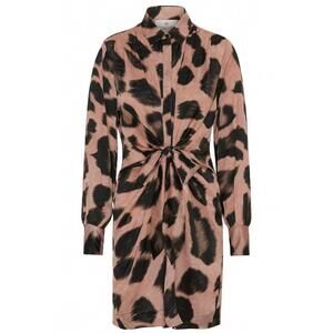 NEW KARMAMIA women's millie dress in chocolate leo